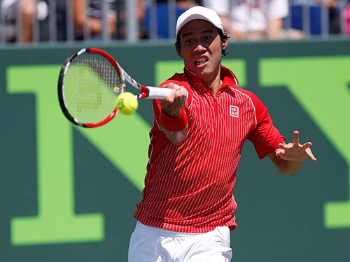Nishikori khẳng định vị thế tay vợt nam số 1 châu Á sau chiến thắng trước Ferrer Ảnh: REUTERS