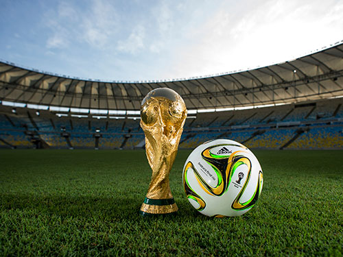Brazuca Final Rio, trái bóng sẽ được dùng cho trận chung kết World Cup Ảnh: ADIDAS