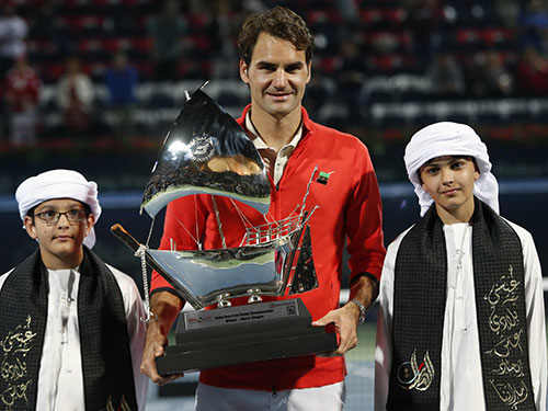 Roger Federer đang có 14 năm liên tiếp giành ít nhất một danh hiệu mỗi năm Ảnh: REUTERS