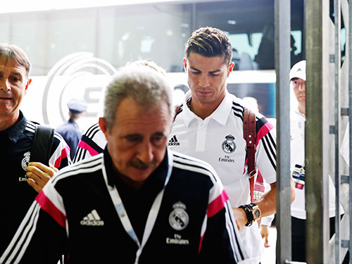Ronaldo sẽ có cơ hội thi đấu khi Real Madrid gặp M.U rạng sáng 3-8  Ảnh: REUTERS
