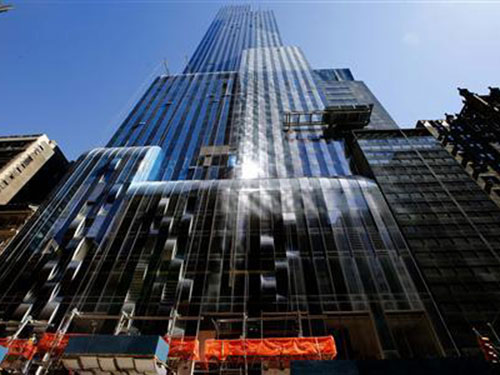 Tòa cao ốc One57 ở New York Ảnh: Reuters Tòa cao ốc One57 ở New York Ảnh: Reuters