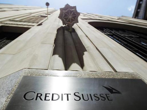 Trụ sở chi nhánh ngân hàng Credit Suisse tại thành phố New York - Mỹ Ảnh: REUTERS