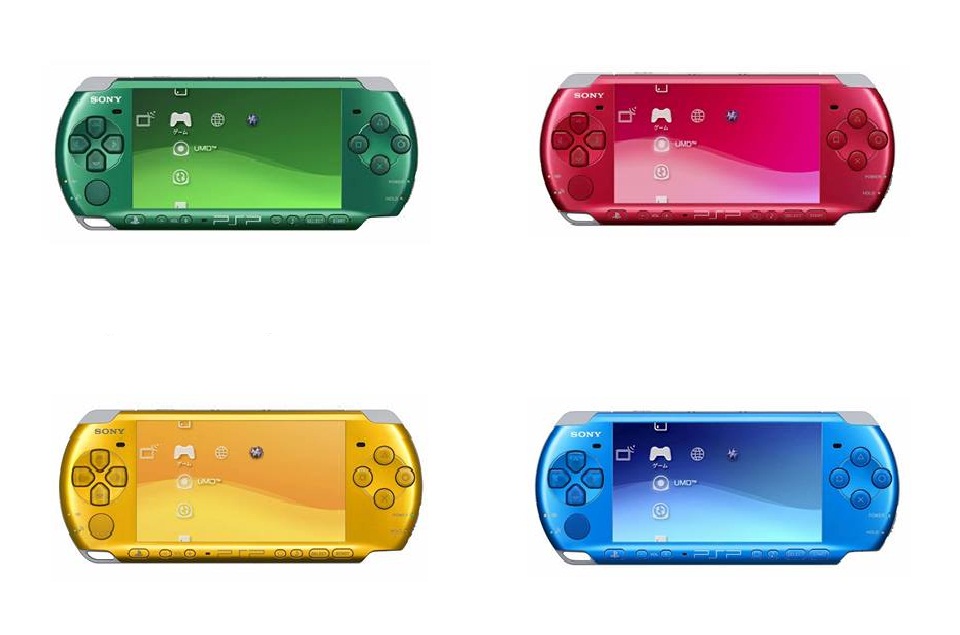 Tại thị trường Nhật Bản, PSP cả 5 màu Radiant Red, Bright Yellow, Spirited Green và Vibrant Blue từ phiên Carnival Colors kèm theo bản Blossom Pink cũng được Sony cho ra mắt vào khoảng cuối năm 2012.