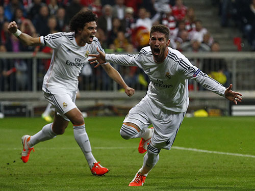 Sergio Ramos lập công biến Bayern Munich thành cựu vương Champions League Ảnh: Reuters