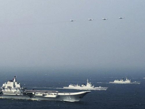 Trung Quốc tiếp tục có những động thái đe dọa khiến tình hình biển Đông thêm căng thẳng
 Ảnh: CHINAMIL.COM.CN