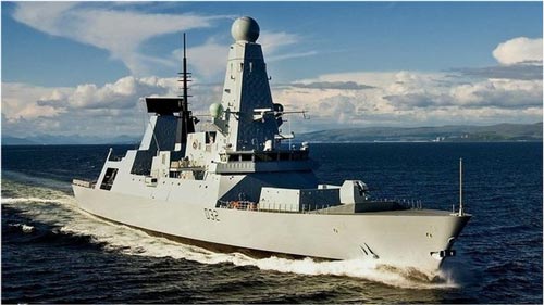 Tàu khu trục Anh sẽ đóng thường trực tại Bahrain Ảnh: BBC