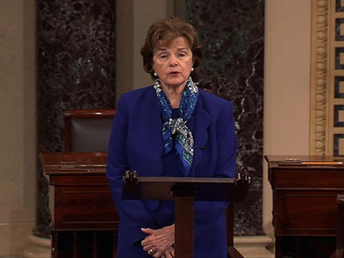 Bà Dianne Feinstein Ảnh: AP