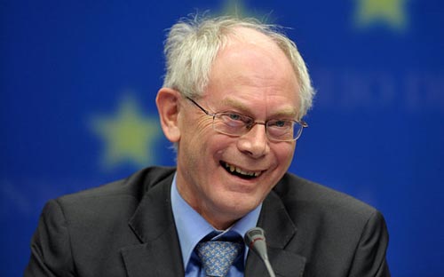 Ông Herman Van Rompuy  Ảnh: REX