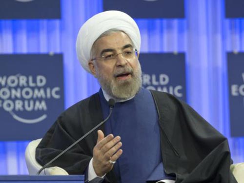 Tổng thống Iran Hassan Rouhani. Ảnh: AP