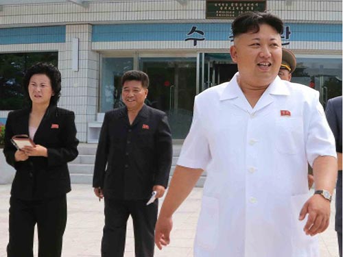 Nhà lãnh đạo Kim Jong-un vắng bóng 5 tuần qua Ảnh: KCNA