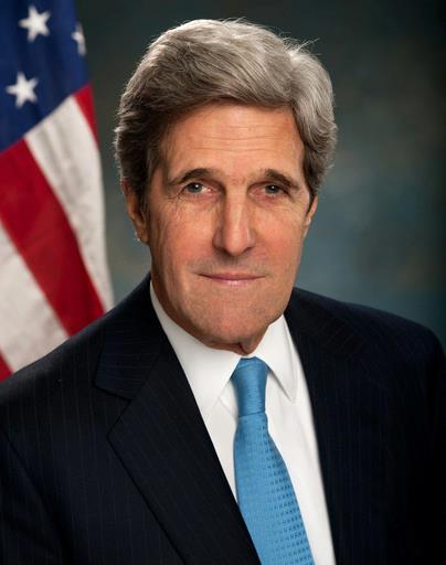 Ngoại trưởng Mỹ John Kerry hôm 21-9 gặp gỡ người đồng cấp Iran Mohammad Javad Zarif tại New York để thảo luận về mối đe dọa của IS. Ảnh: Telegraph