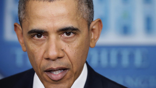 Tổng thống Obama lên án vụ hành quyết dã man nhà báo James Foley. Ảnh: Reuters