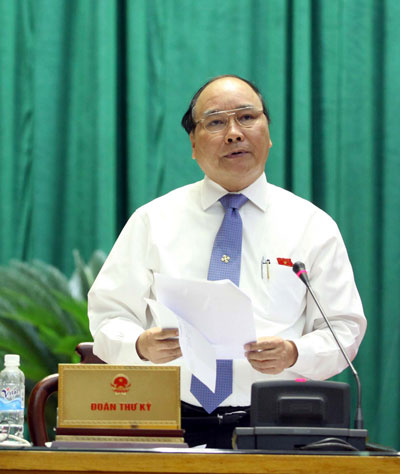 Phó Thủ tướng Nguyễn Xuân Phúc: Chúng ta không phụ thuộc bất cứ nền kinh tế nào Ảnh: LONG THẮNG