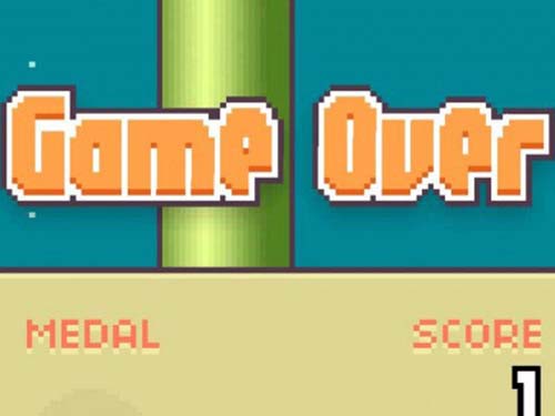 Việc trò chơi Flappy Bird bị gỡ bỏ đã gây sốc cũng như sự tiếc nuối của người chơi và làng công nghệ thế giới Ảnh: Internet