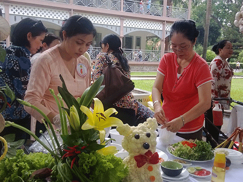 CNVC-LĐ tham dự “Ngày hội gia đình ngành y” do Công đoàn ngành Y tế TP HCM tổ chức Ảnh: Nguyễn Quỳnh