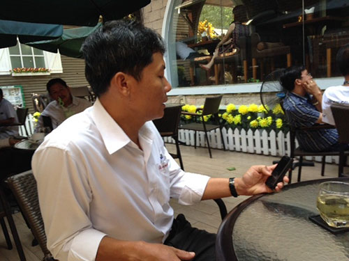 Anh Huỳnh Thanh Phong bức xúc kể lại chuyện bị “ăn quả lừa” 
Ảnh:  Thu Hồng