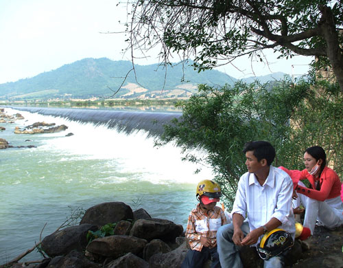 Công trình đập Đồng Cam mang tính thẩm mỹ cao