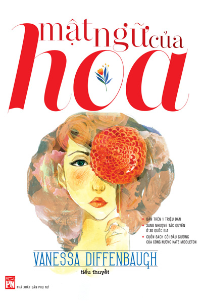 Bìa sách M&acirc;̣t ngữ của hoa do NXB Phụ nữ &acirc;́n hành