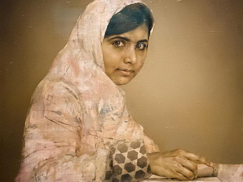 Bức chân dung Malala Yousafzai Nguồn: BBC