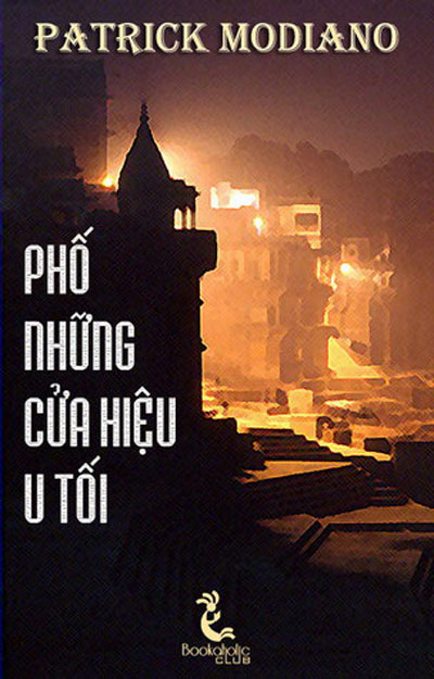 Nhà văn và bìa cuốn sách mới nhất phát hành tại Việt Nam của Patrick Modiano