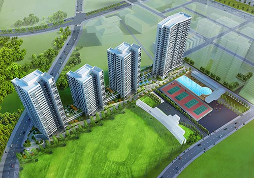 Green Valley được bao phủ bởi một màu xanh tự nhiên, trong lành