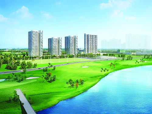 Green Valley là dự án thứ hai của Phú Mỹ Hưng có vị trí kế bên sân golf Nam Sài Gòn