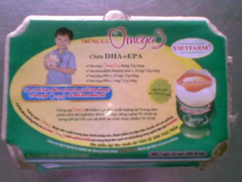 Sản phẩm trứng gà omega 3