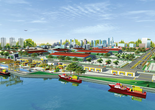 Được bao bọc bởi sông Chợ Đệm - sông Cần Giuộc và đại lộ Nguyễn Văn Linh, 
City Mall lưu thông thuận lợi cả về đường thủy lẫn đường bộ