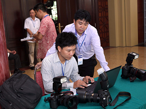 Báo chí đang có những thay đổi căn bản, buộc nhà báo hiện đại phải thích nghi
Ảnh: NGỌC THẮNG