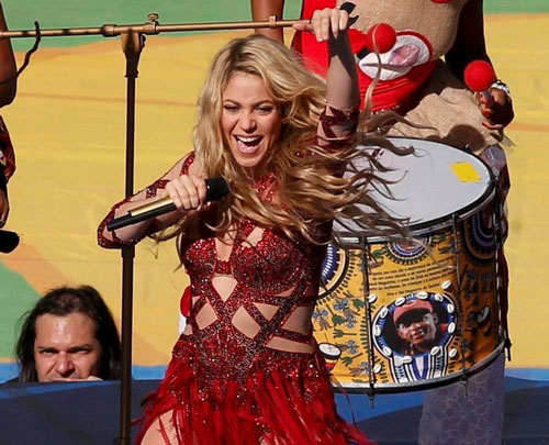 Shakira trình diễn tại lễ bế mạc World Cup 2014 Nguồn: REUTERS