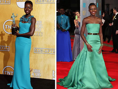 Những bộ đầm đẹp của Lupita Nyong’o tại các giải thưởng điện ảnh tiền Oscar 2014 Nguồn: REUTERS