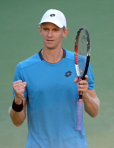 Kevin Anderson vui chiến thắng