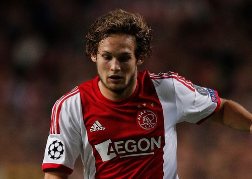 Daley Blind trong màu áo Ajax Amsterdam