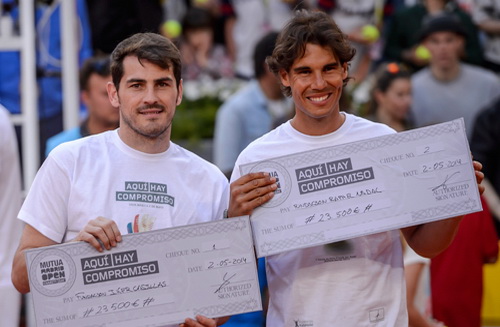 Sao thể thao Nadal và Casillas hoạt động từ thiện
