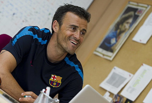 Luis Enrique - tân HLV trưởng của Barcelona