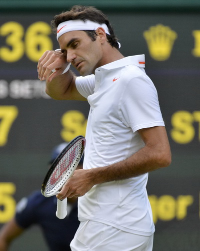 Roger Federer thất bại trước Raonic
