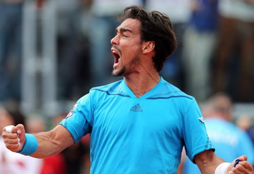 Fabio Fognini không vượt qua được trận ra quân trên sân nhà