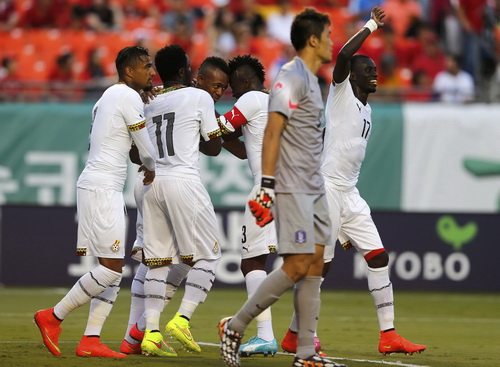 Niềm vui chiến thắng của Ghana