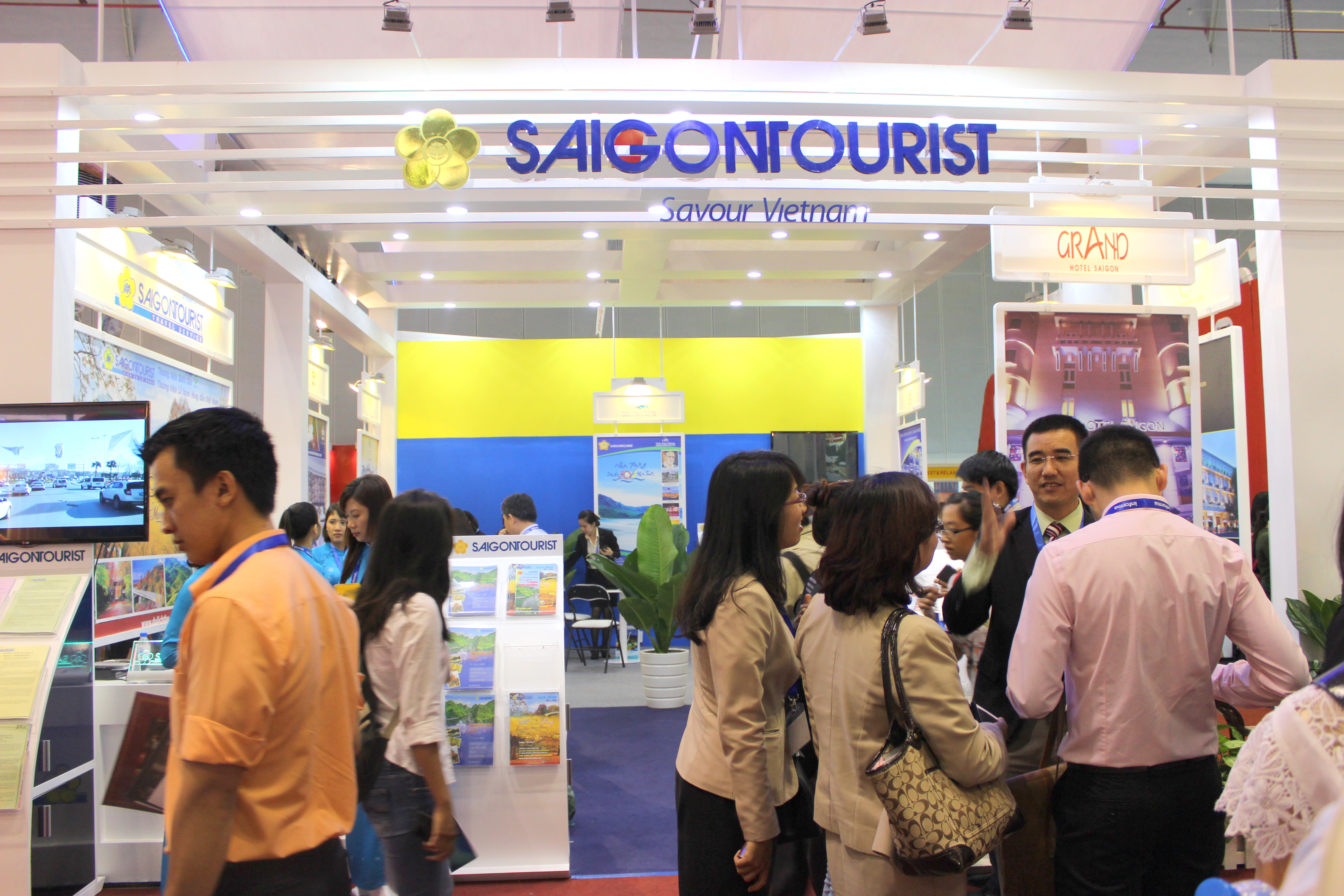 Gian h&agrave;ng của Saigontourist tại ITE - HCMC 2014