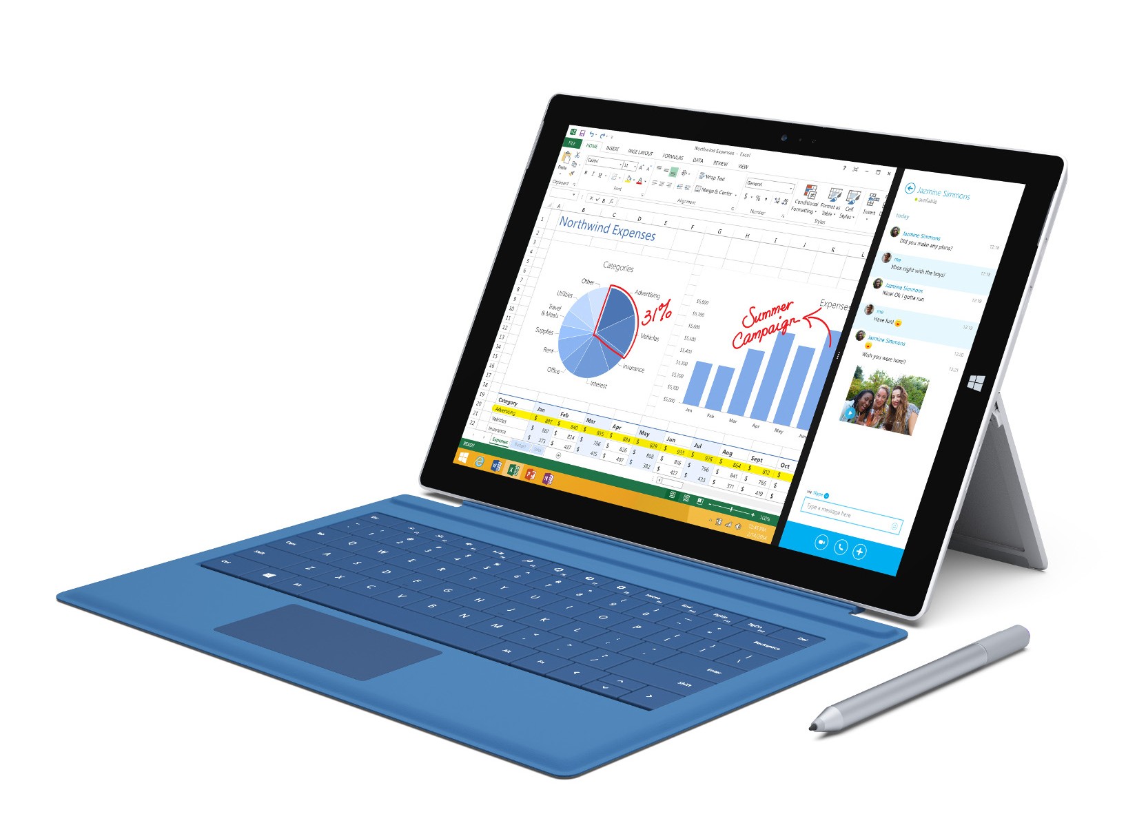 So sánh nhanh Surface Pro 3 với Pro 2 và Pro