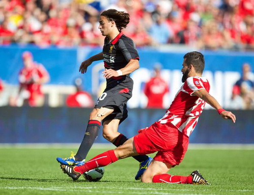 Tân binh Lazar Markovic để lại ấn tượng mạnh trong trận ra quân ở Liverpool