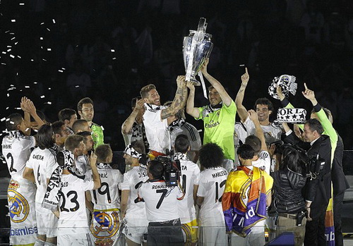 Real Madrid vô địch châu Âu 1966 và 2014
