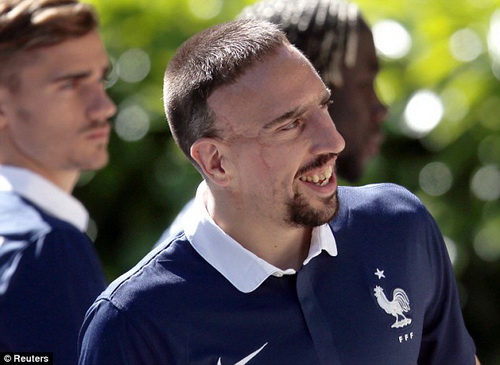 Ribery hào hứng khi có mặt trong danh sách sơ bộ đội tuyển Pháp