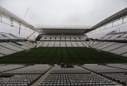 Sân Sao Paolo, nơi diễn ra lễ khai mạc World Cup và trận mở màn Brazil - Croatia