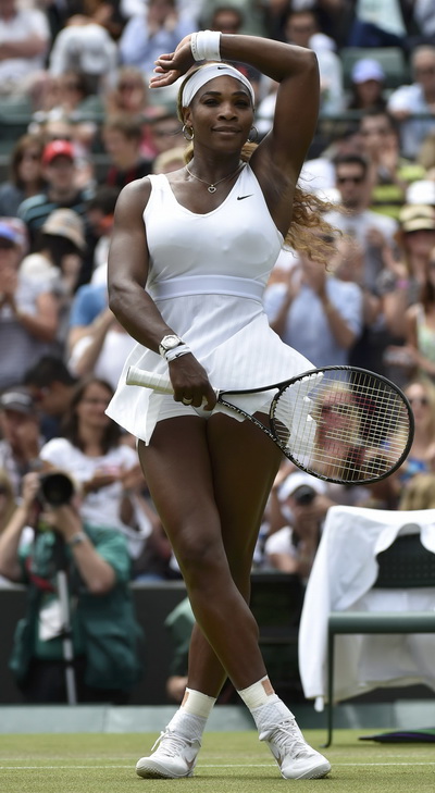 Serena Williams chưa gặp khó khăn nào