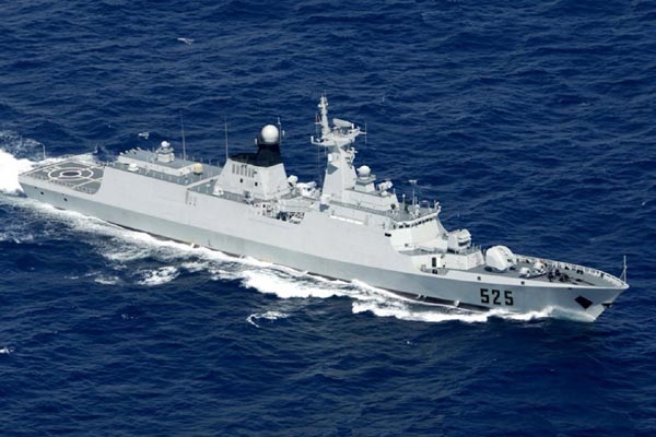 Một chiếc tàu thuộc lớp tàu hộ vệ lớp Type 053H3 của hải quân Trung Quốc - Ảnh minh họa từ internet