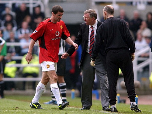 Quan hệ Roy Keane và BHL Man United xấu đi năm 2005