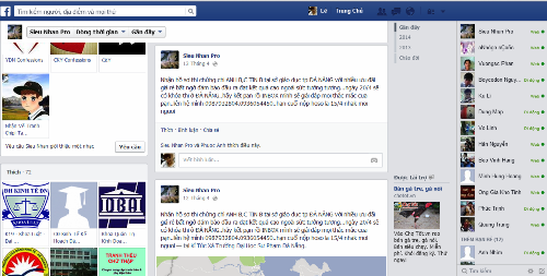 Người có nick Sieu Nhan Pro tiếp thị thi các khóa thi chứng chỉ tiếng Anh, tin học trên trang cá nhân Facebook