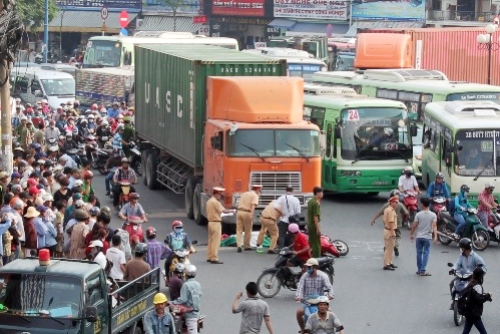 Hiện trường vụ tai nạn