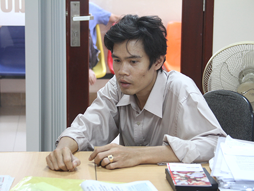 Anh Hồ Thanh Tùng bị Công ty TNHH TMDV Bốc xếp Sài Gòn lừa đảo khi đến đây tìm việc làm